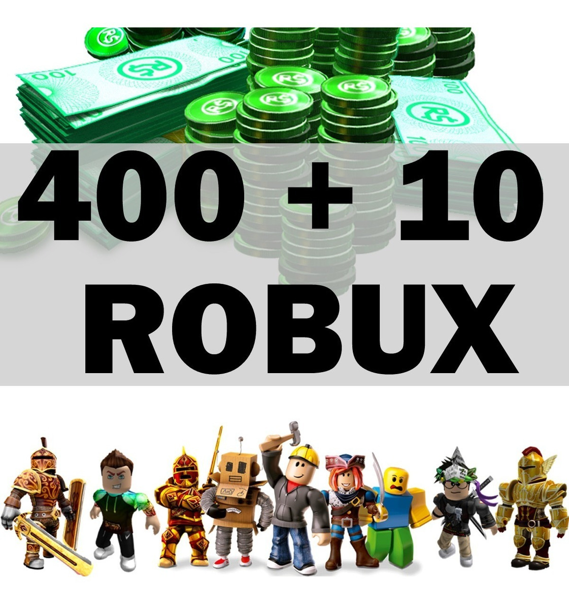 Roblox Recarga De 400 Robux Entrega Inmediata 11 700 En