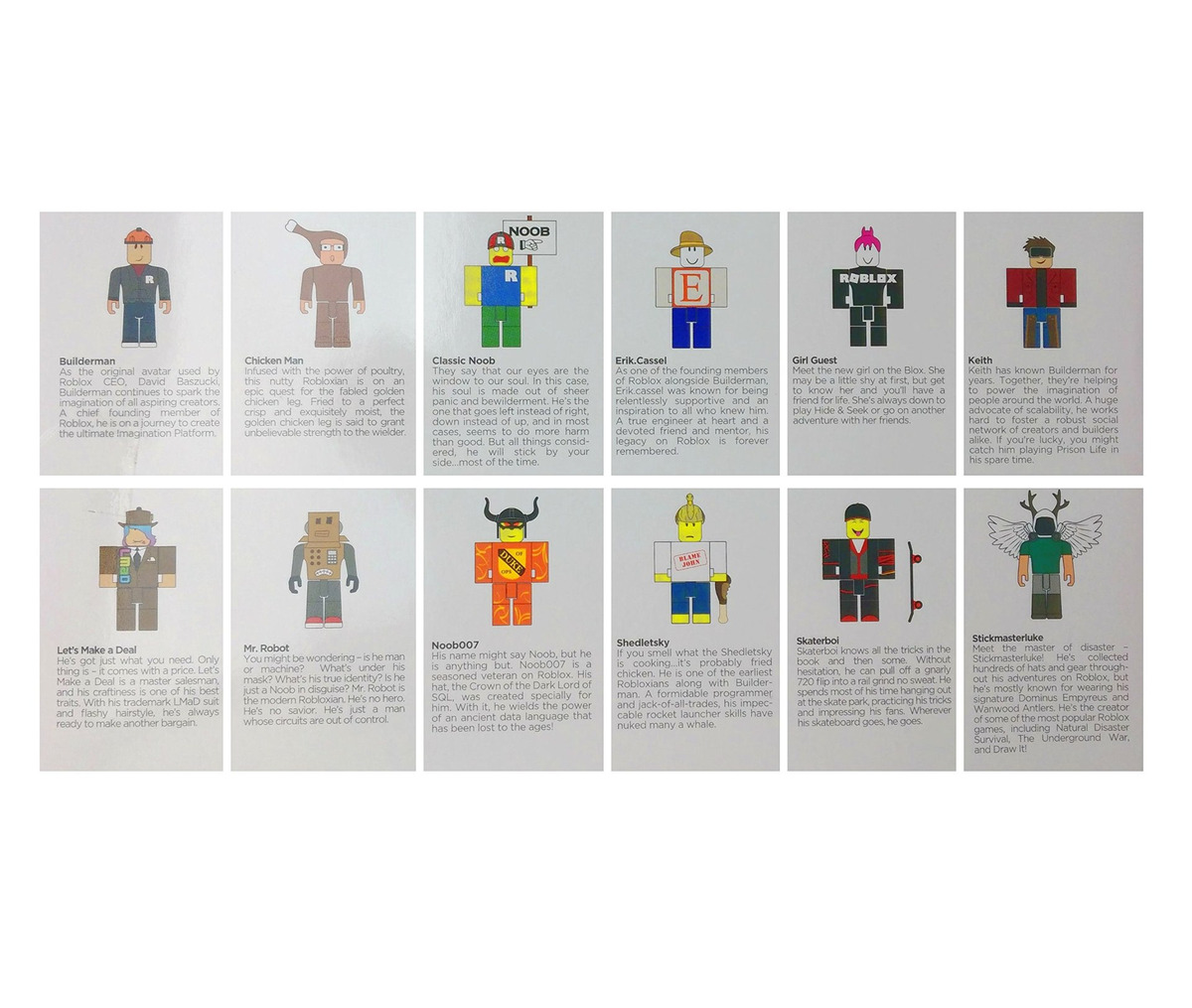 Roblox Series 1 Classics 12 Paquete De Figuras Incluye Bu - eric cassell roblox