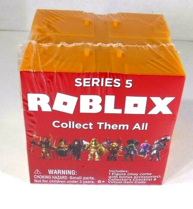 Roblox Series 5 Yellow Blind Box New Sealed Gold - lot of 18 new sealed roblox series 2 blind box virtual item
