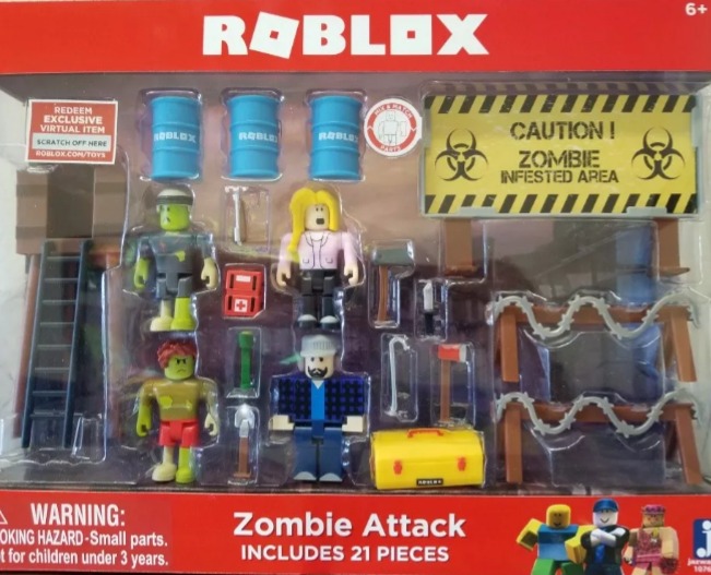Roblox Zombie Attack Set 21 Piezas Original Envio Gratis