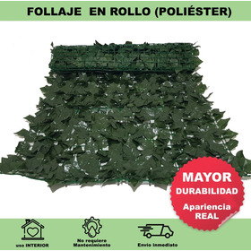 Rollo Follaje Artificial Poliester 2m2 Greenline