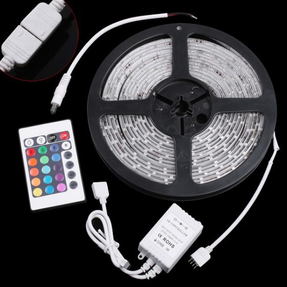 Rollo Tira 300 Leds 5050 Rgb 5 Mts, Interior Y Exterior - $ 500.00 en