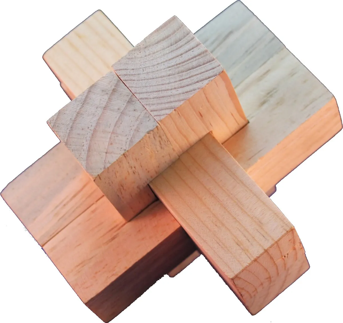 rompecabezas cruz de madera