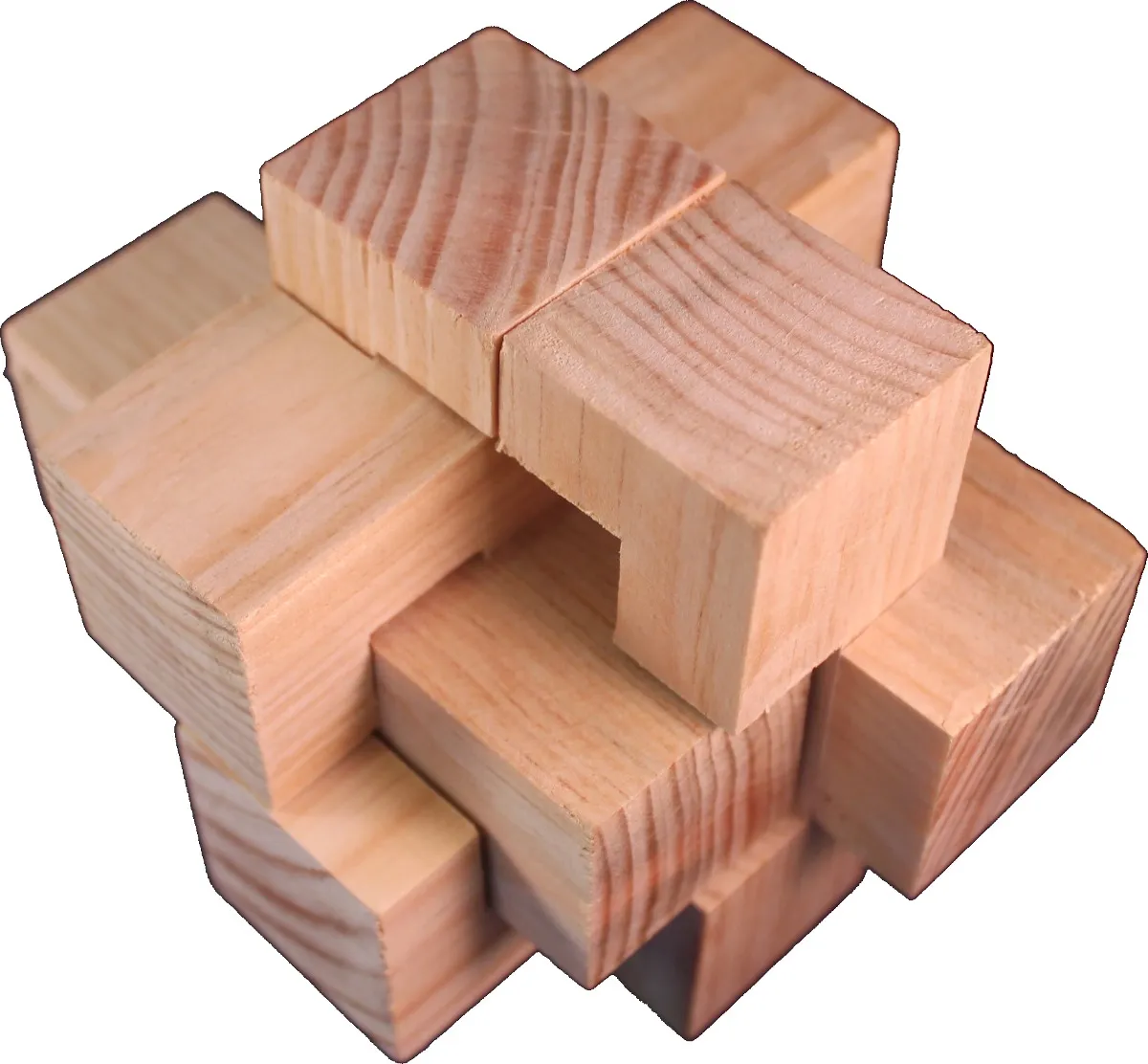 rompecabezas cruz de madera