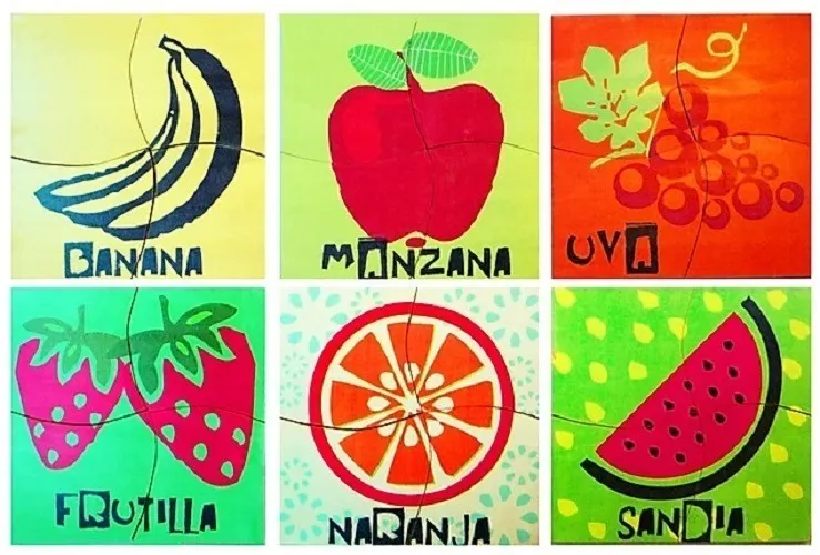 rompecabezas de frutas