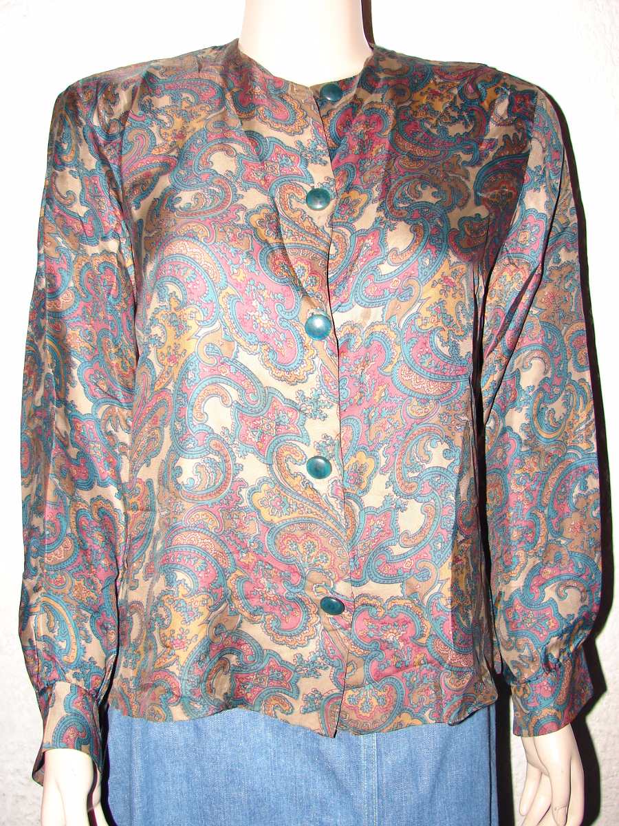 Los hombres camisa de manga larga de impresión Floral