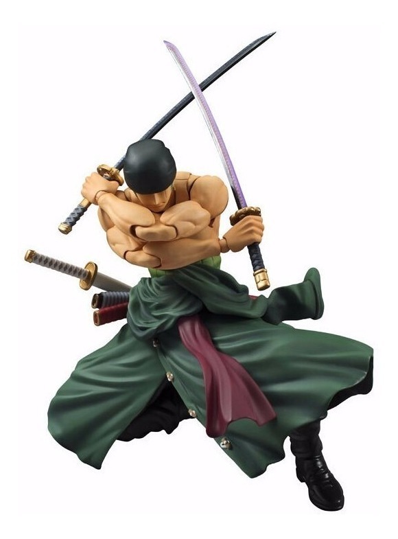 Roronoa Zoro Articulado One Piece Action Figure - R$ 199,90 em Mercado