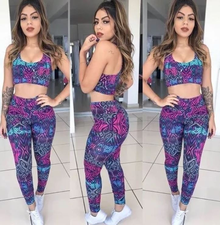 conjunto de roupa para malhar