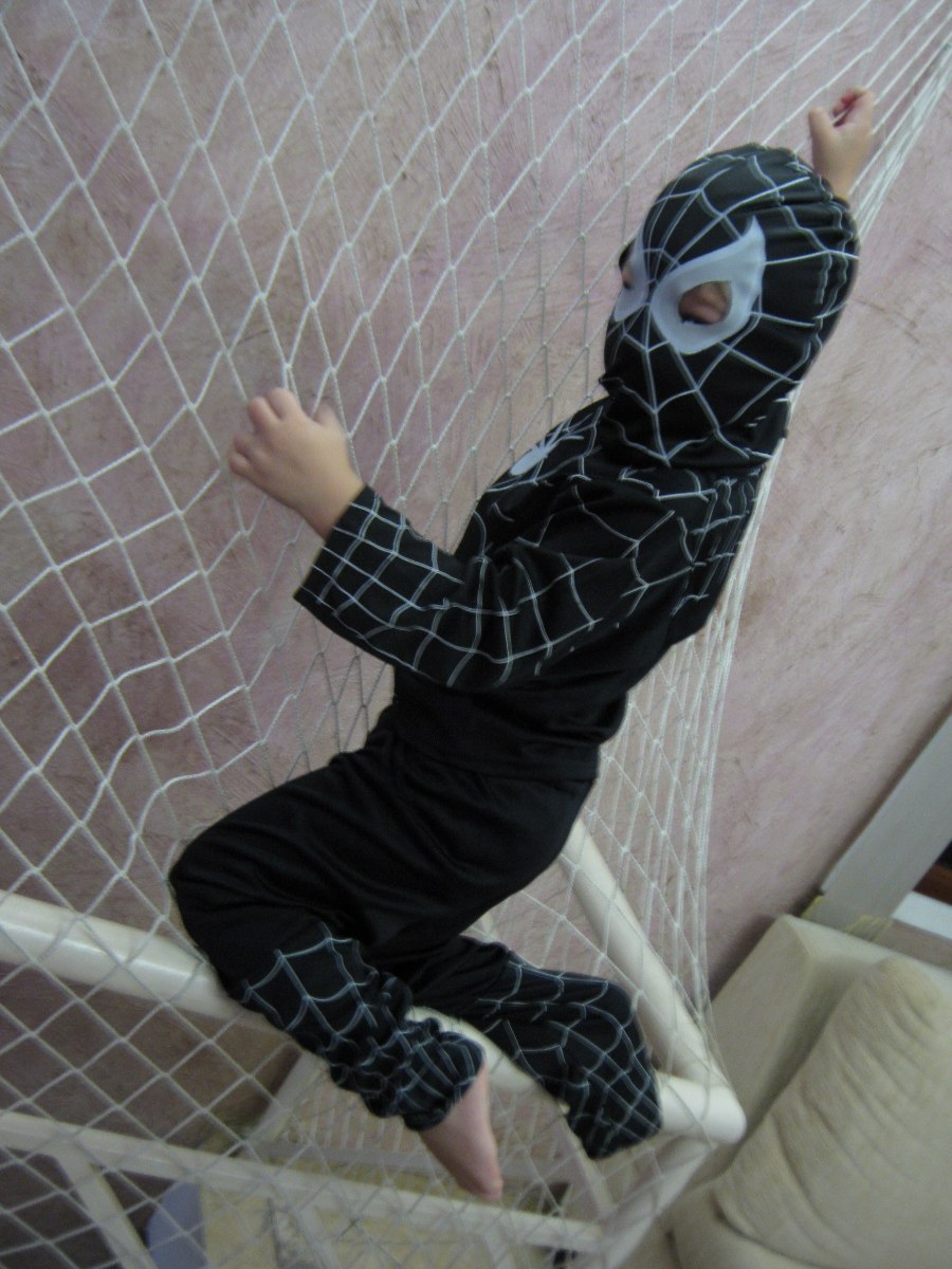 Roupa Fantasia Infantil Spider Man Venom Homem Aranha Tam