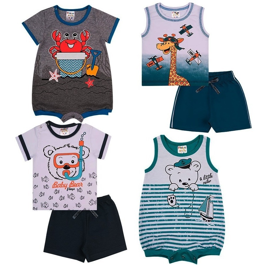 roupas para bebe de 5 meses masculino