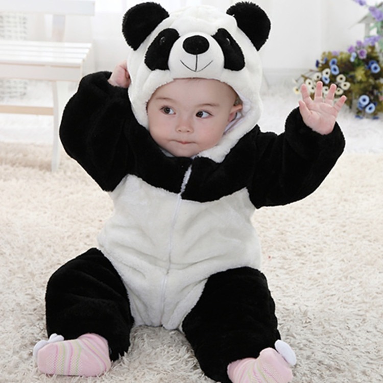 Roupinha Para Bebê Bichinhos Modelo Panda - R$ 107,99 em ...