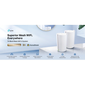 Router + Repetidor Wifi6 Tp Link Mesh Decox90 560mts Alcance