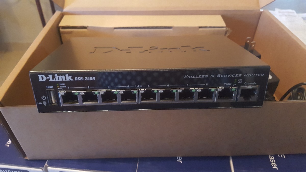 D-Link DSR-250N Router inal/ámbrico