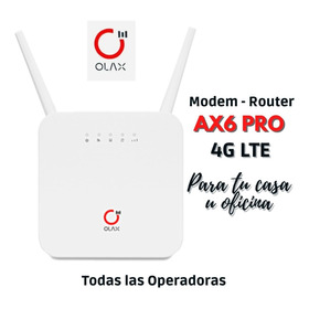 Router Hotspot Wifi Portátil Olax Ax6 Pro 4g Lte Internet