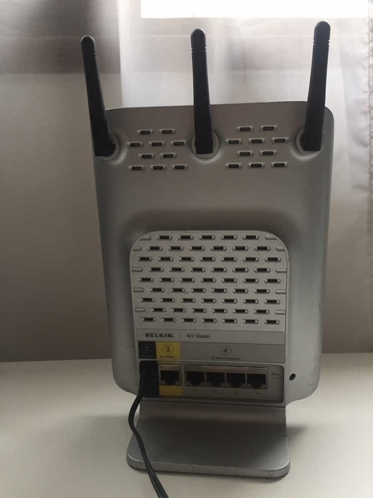 Router Wifi Belkin F5d8232-4 3 Antenas Super Potente Pro - $ 1.999 ...