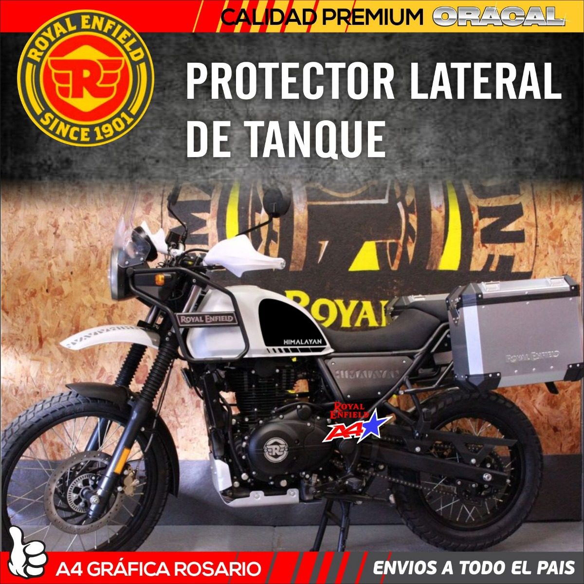 Royal Enfield Himalayan Protector Tanque Carbono 74909 En