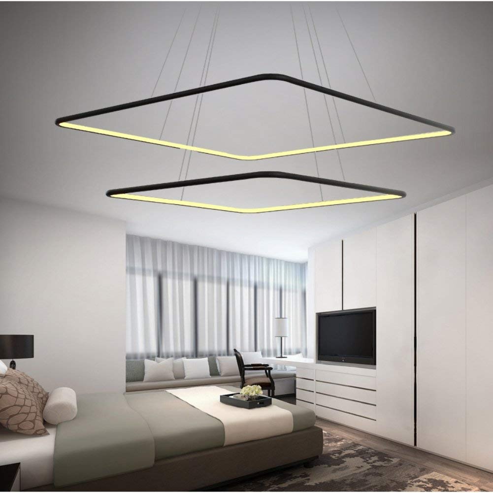 Royal Pearl Modern Square Led Chandelier Adjule Hanging Royal Pearl Modern Square Led Chandelier Adjule Hanging Cargando Zoom