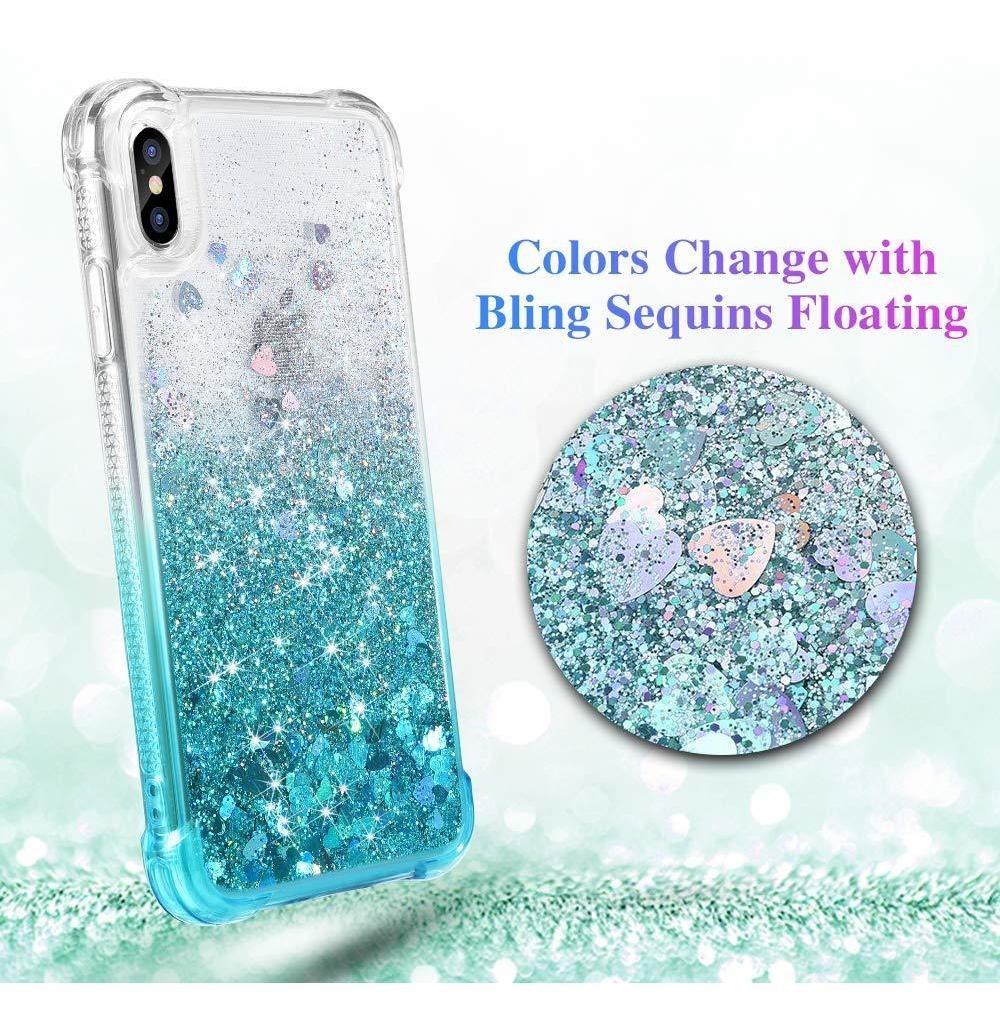 Ruky iPhone Xs Max Funda iPhone Xs Max Glitter Funda Bling Ruky iPhone Xs Max Funda iPhone Xs Max Glitter Funda Bling