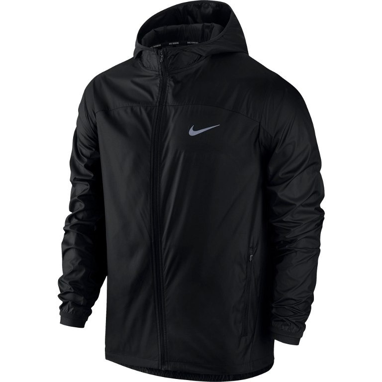 chaqueta nike negra hombre