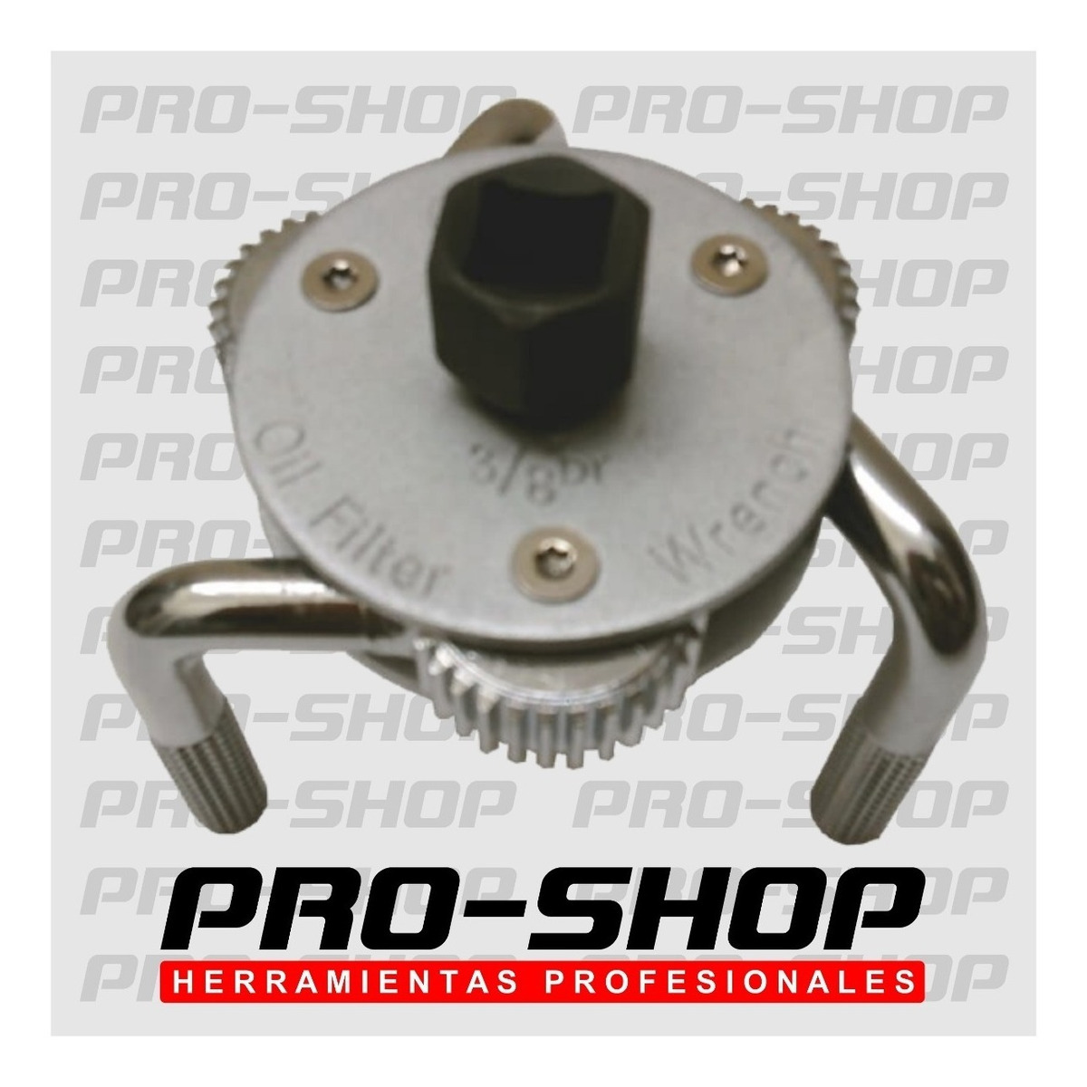 Llave para filtro de aceite ajustable Herramienta de 3 patas 3//8/" 1//2/" 65-120mm