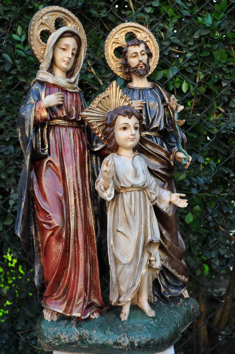 Sagrada Familia 60 Cm Resina Imagem Sacra Ir044 R