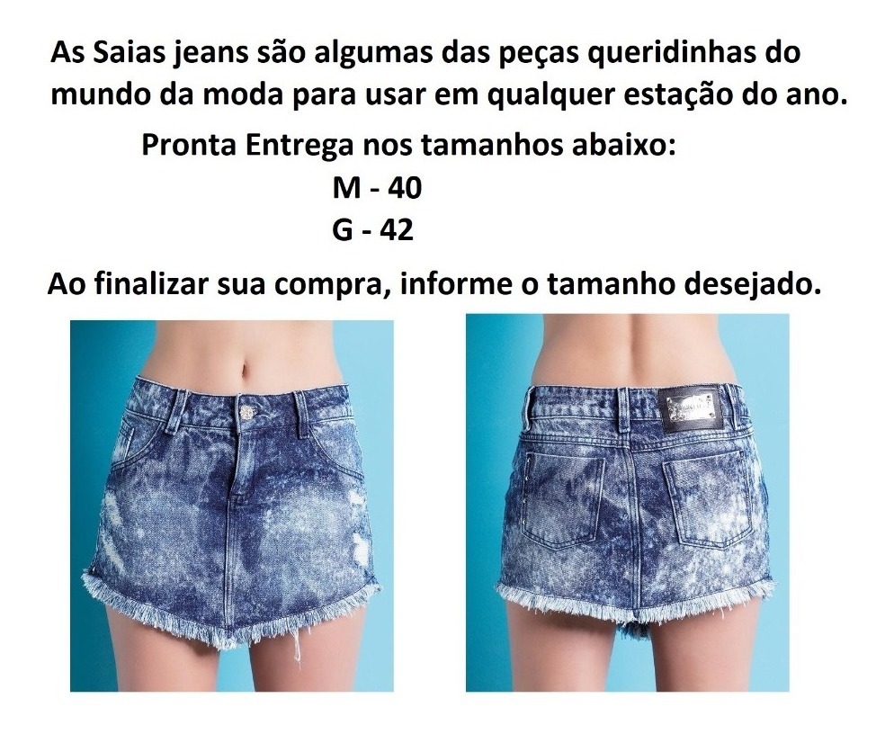 saia jeans frete gratis