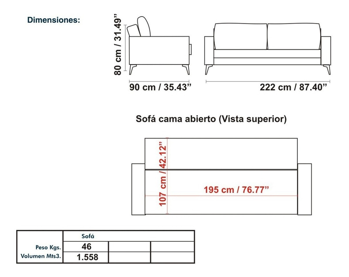 Sala Sofa Cama Recámaras Liz Muebles Modelo Aragon - $ 9,899.00 en