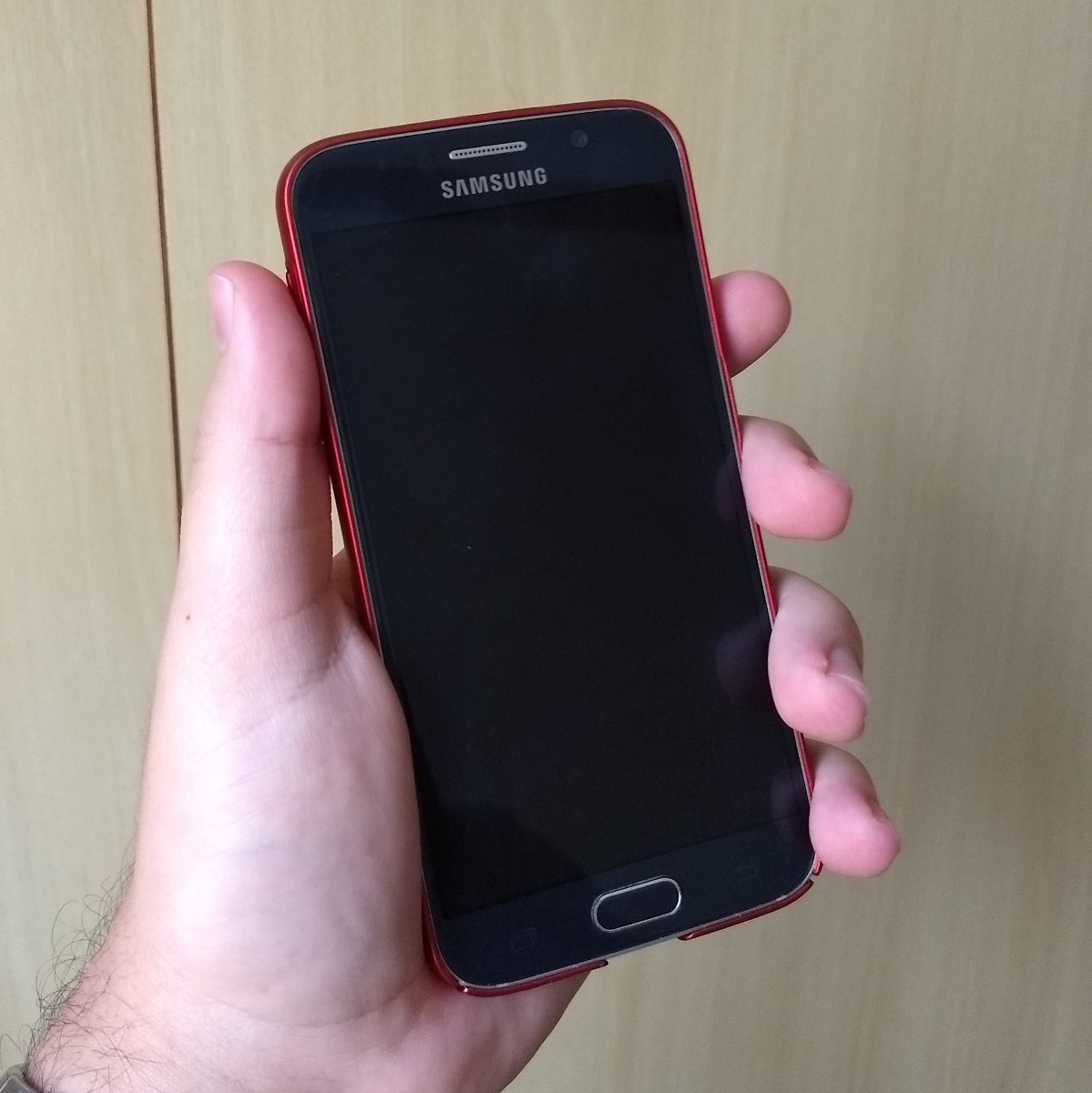Samsung Galaxy S6 Flat Preto Anatel 32gb Excelente 4 Capas R 899