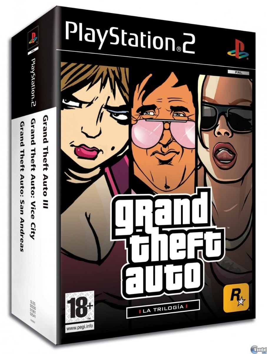 Grand Theft Auto Trilogy Nuevo San Andreas Gta Ill Y Vice 70000 