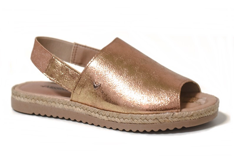 Sandalia Avarca Flatfor Mississipi Dakota Metalizado Dourado - R$ 99,90 em Mercado Livre