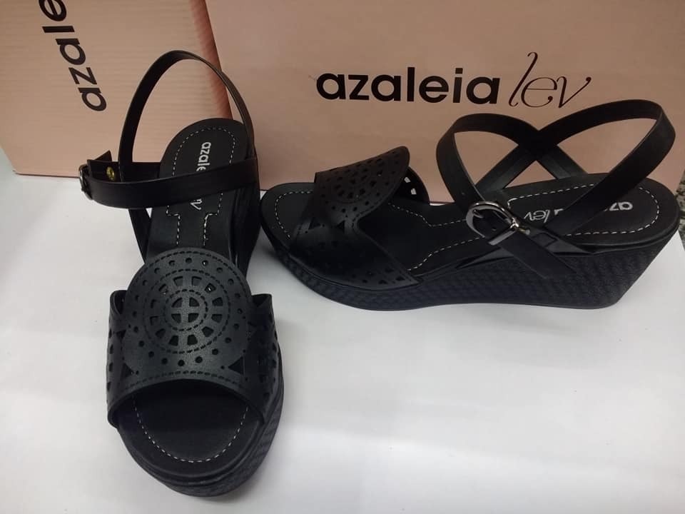 Sandalia Azaleia Ref 496 Anabela - R$ 85,00 em Mercado Livre