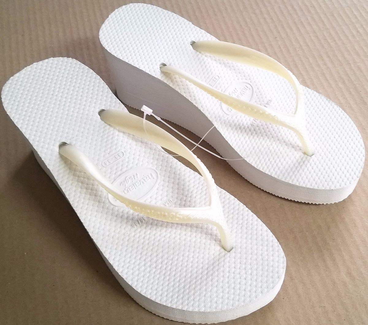 chinelo havaiana com saltinho