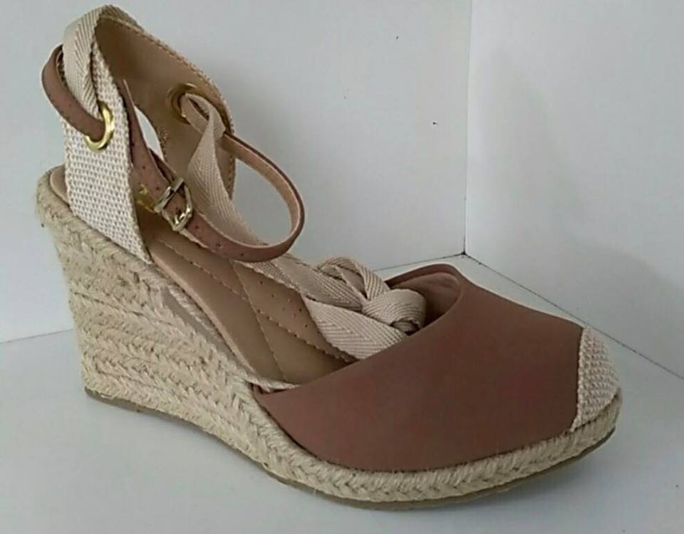 sandalias espadrille anabela