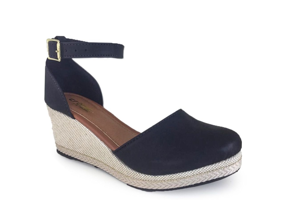 espadrille salto baixo