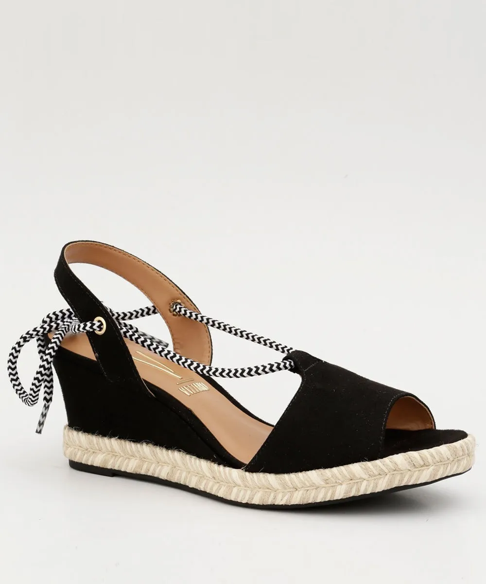 ARMACAOAUTENTICA | Sandália Feminina Espadrille Vizzano Preto 1277410 - R$ 149,90