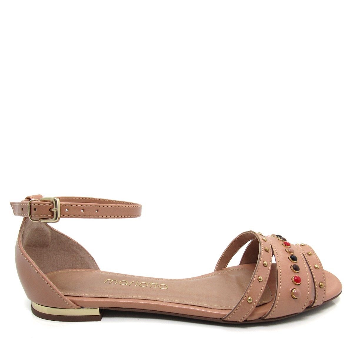 Sandália Feminina Rasteira Flat Mariotta 17532-677 - R$ 49,00 em Mercado Livre