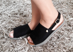 sandalia flatform mercado livre