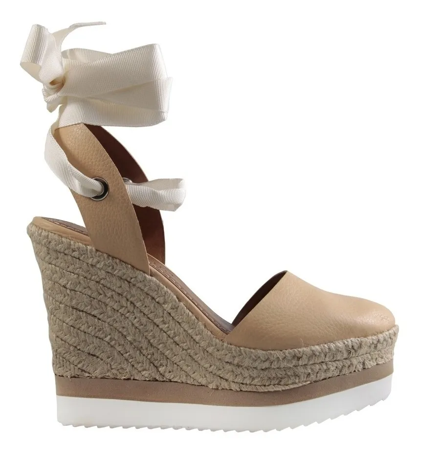 sandalia plataforma espadrille
