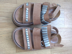 Plataforma Número Camel Sandalia 37 Con Color Tachas MLUGSVqzp