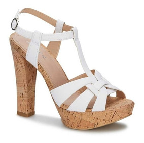 Blancas Sandalias Corcho Forradas Andrea Mod1000 2571621 BrxeCdo