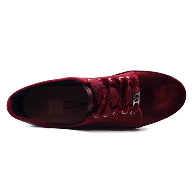 Sapatenis Casual Veludo 1214.517 - Vizzano (66) - Vinho - R$ 114,19 em Mercado Livre