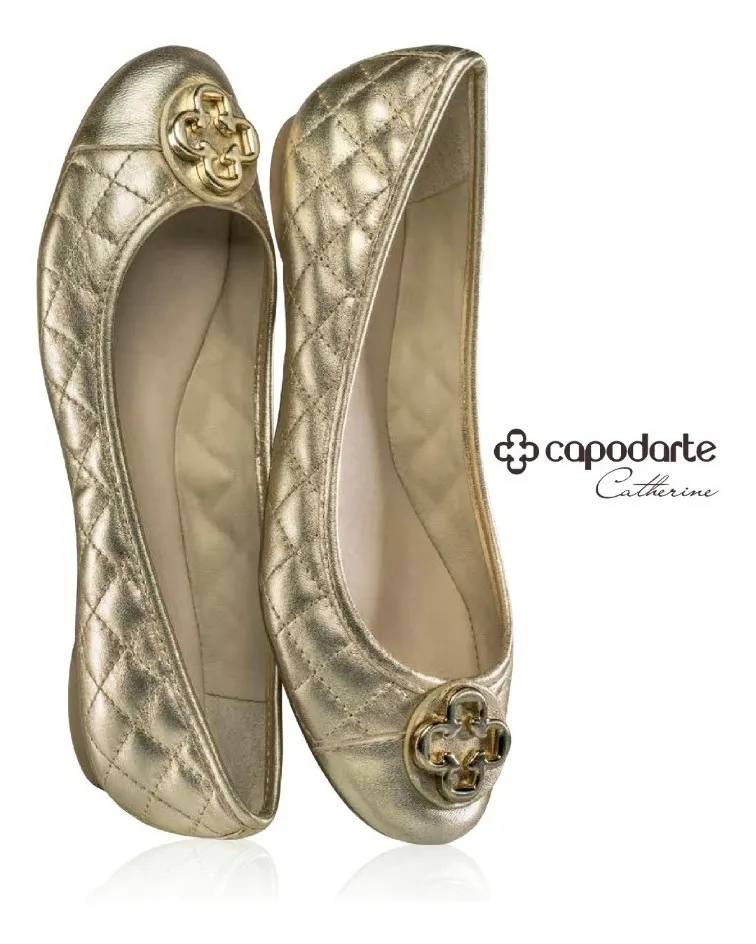 SOFISTICATA | Sapatilha Capodarte Catherine Couro Legitimo 4003066 Origina - R$ 161,50
