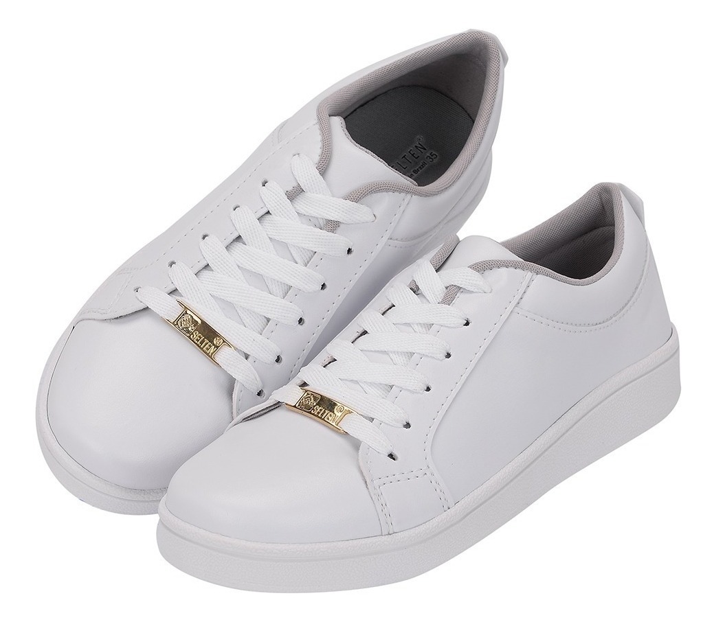 tenis feminino branco mercado livre