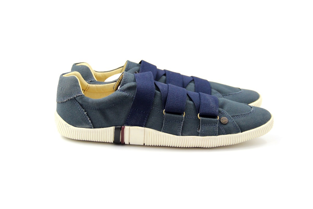 Sapatênis Osklen Flow Elástico Em Lona Azul Escuro Original - R$ 249,00 em Mercado Livre