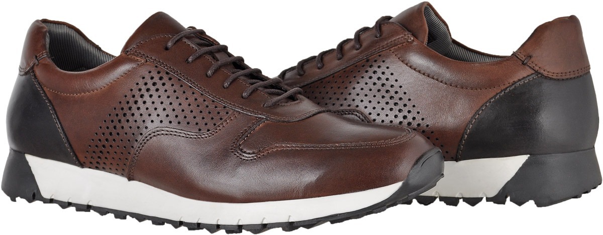 tenis casual de couro masculino