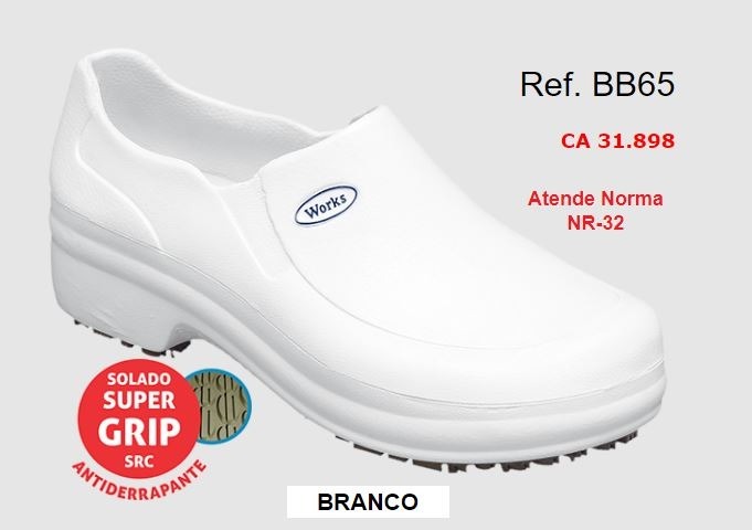 Sapato Antiderrapante Prof Epi Soft Works Bb65 2 Pares Nº 35 - R$ 119,90 em Mercado Livre