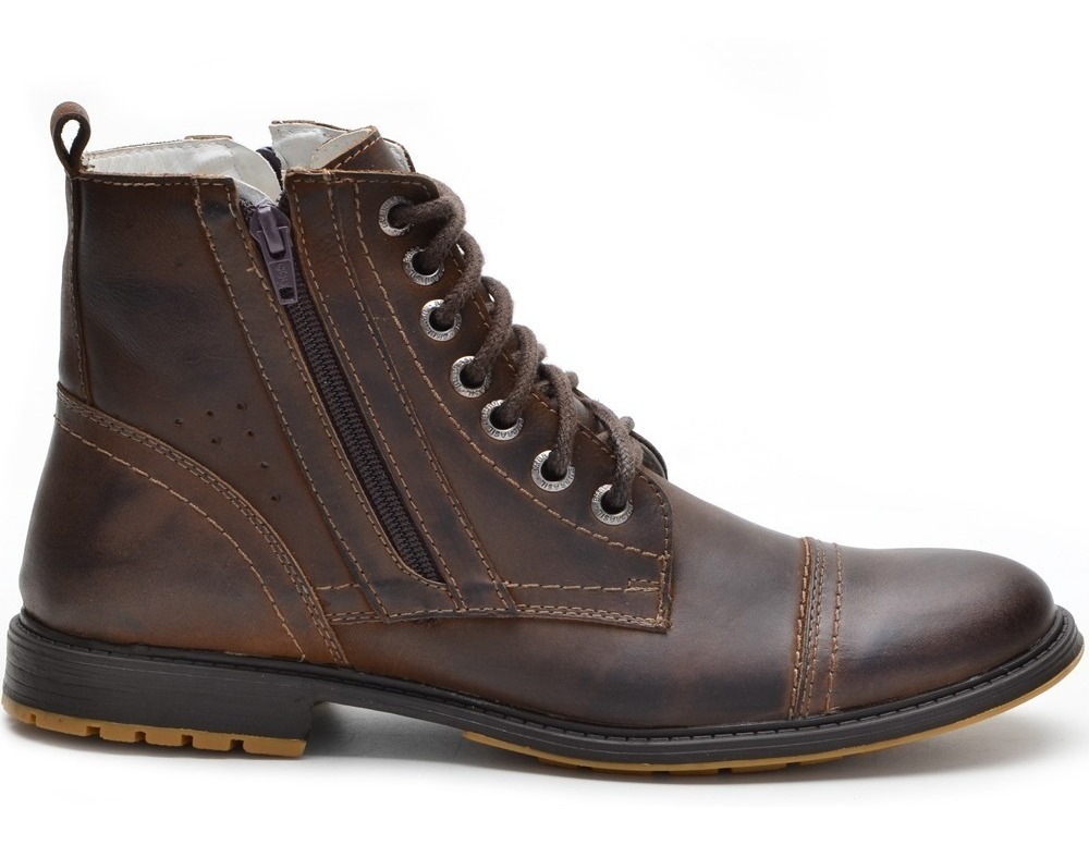 Sapato Coturno Bota Masculina Casual Social Adventure 651 - R$ 169,49 em Mercado Livre
