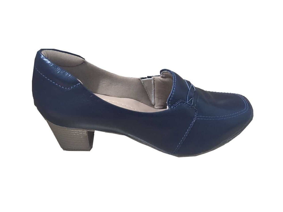 calçado feminino azul marinho