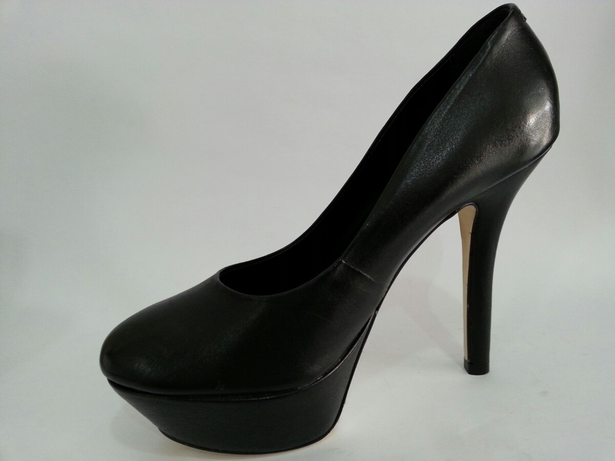 scarpin preto morena rosa