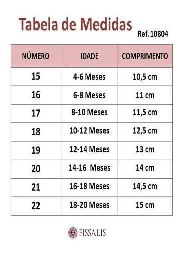 Tabela De Sapato Para Bebe Sale, OFF | www.ipecal.edu.mx